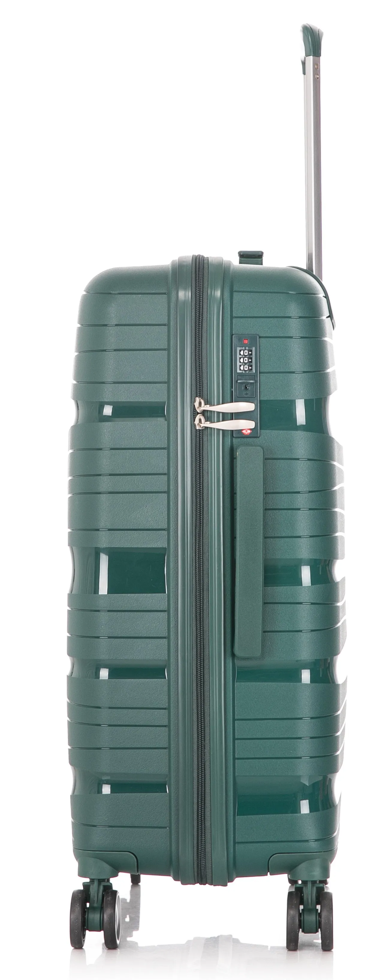 Set of 3 Polypropylene Hard Shell PP801 - Green