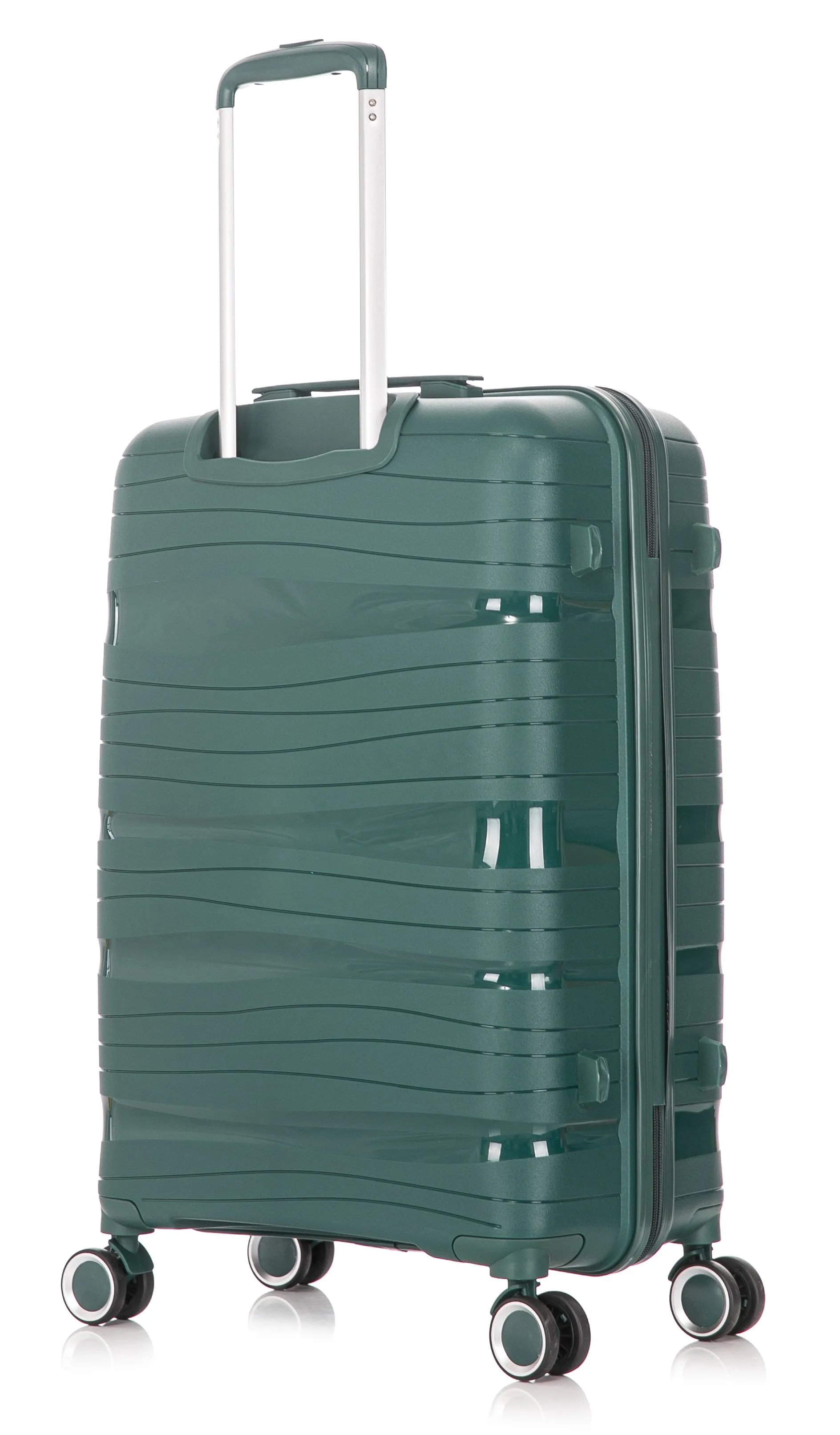 Set of 3 Polypropylene Hard Shell PP801 - Green