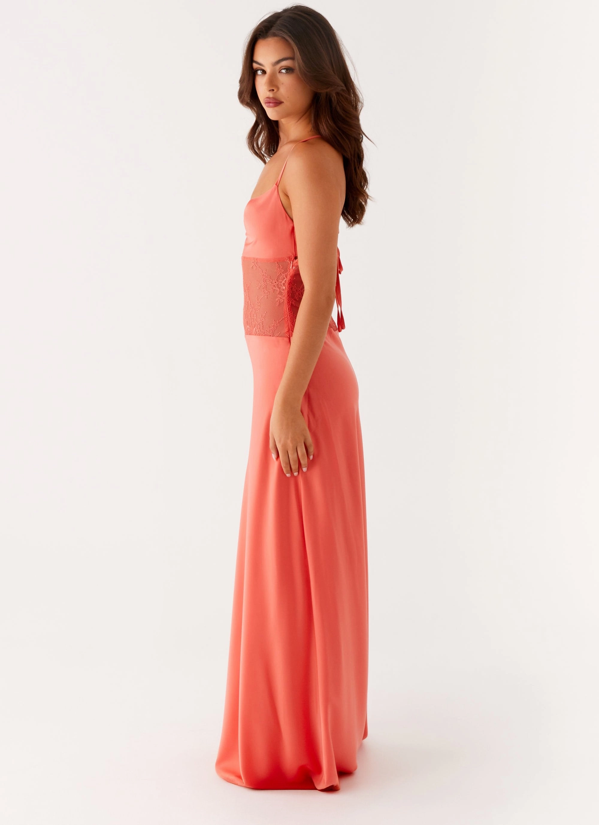 Shae Maxi Dress - Tangerine Refined Vibe