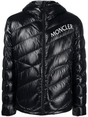 Shama logo-print quilted puffer jacket