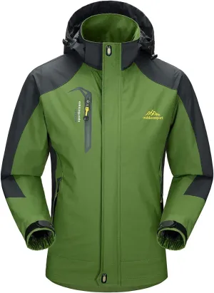 Shanghai Story Men's Windproof Jacket Water-Resistant Lightweight Running Jacket Hooded Raincoat Windbreaker