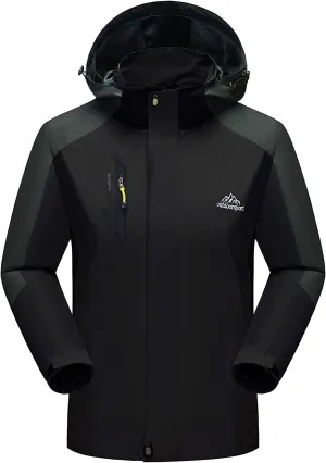 Shanghai Story Men's Windproof Jacket Water-Resistant Lightweight Running Jacket Hooded Raincoat Windbreaker