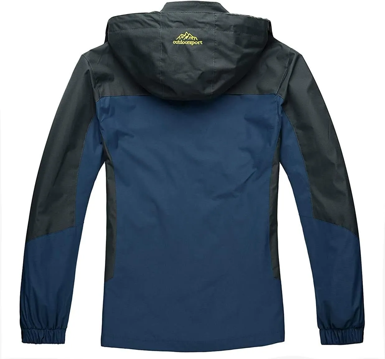 Shanghai Story Men's Windproof Jacket Water-Resistant Lightweight Running Jacket Hooded Raincoat Windbreaker