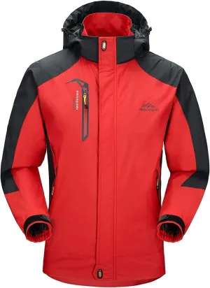 Shanghai Story Men's Windproof Jacket Water-Resistant Lightweight Running Jacket Hooded Raincoat Windbreaker