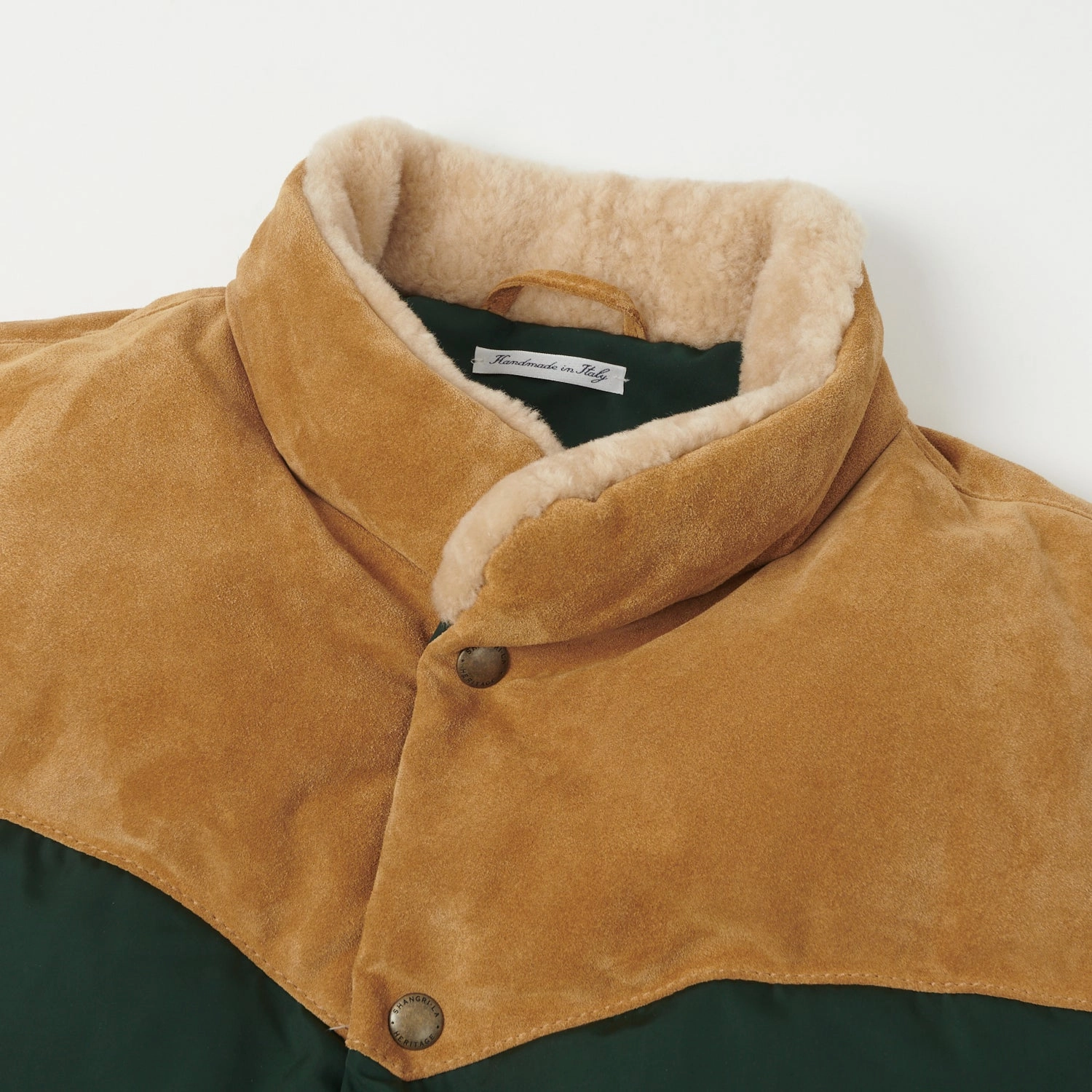 Thermal Lined Shangri-La Heritage 'Bivacco' Western Down Vest - Forest Green