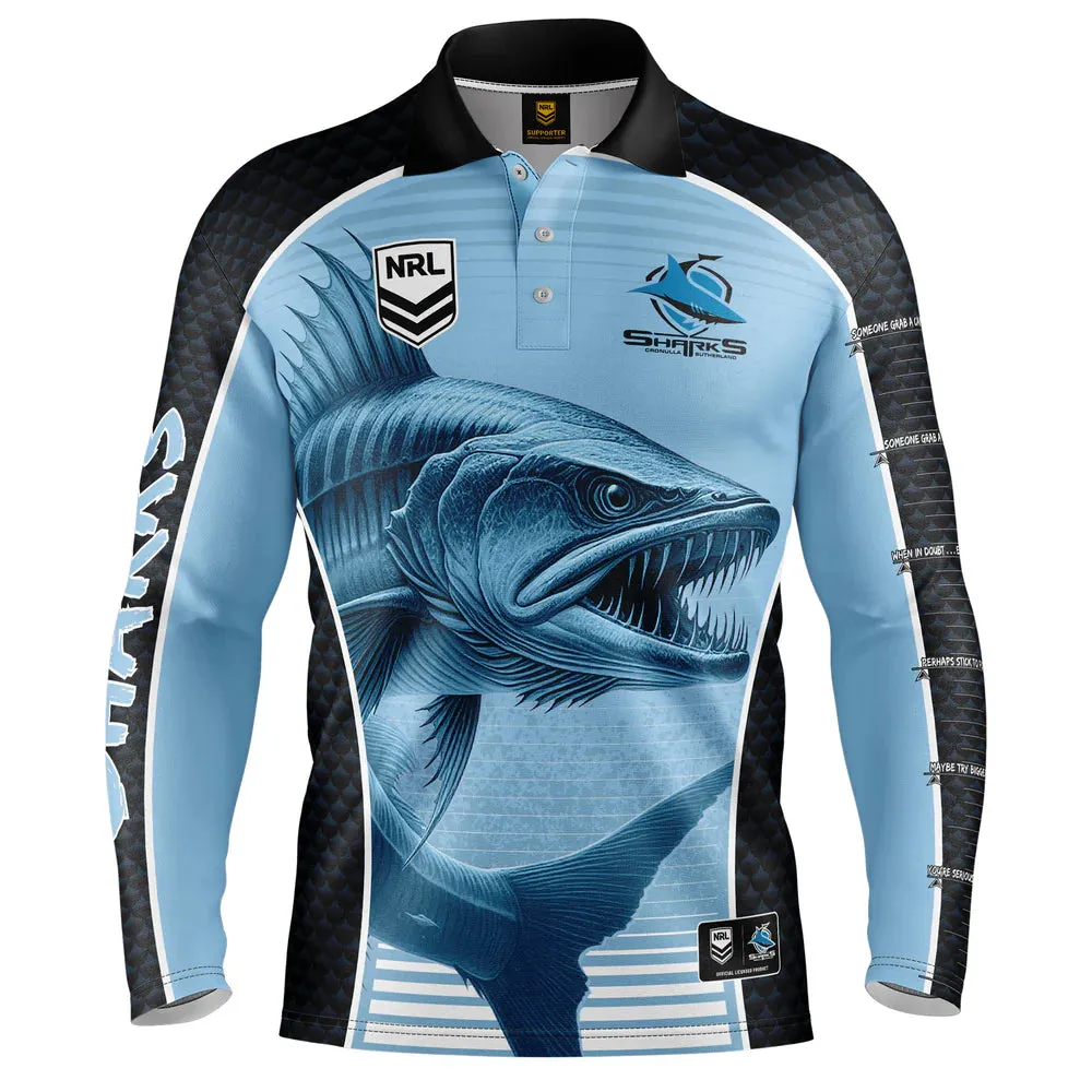 Sharks Barracuda Fishing Shirt