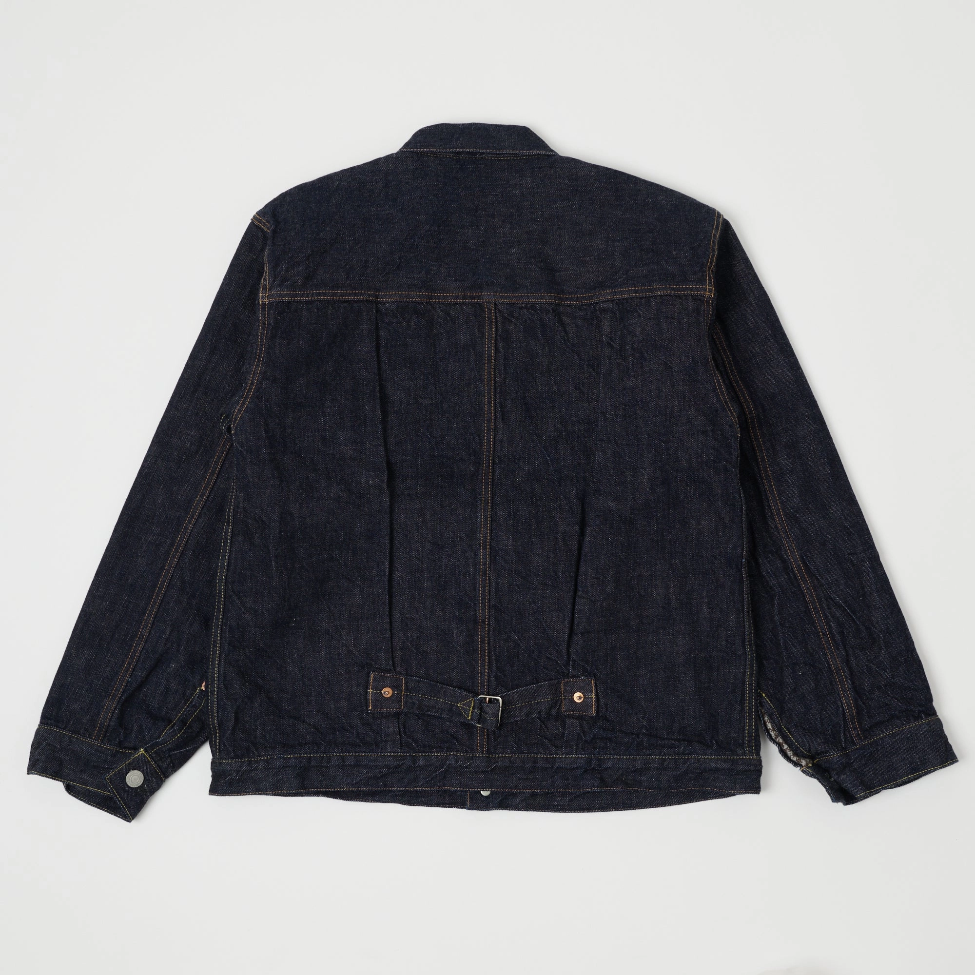 Full Count 2109 13.75oz Blanket Lined Type I Denim Jacket - One Wash Quick Wear Fit Modern Functional Design