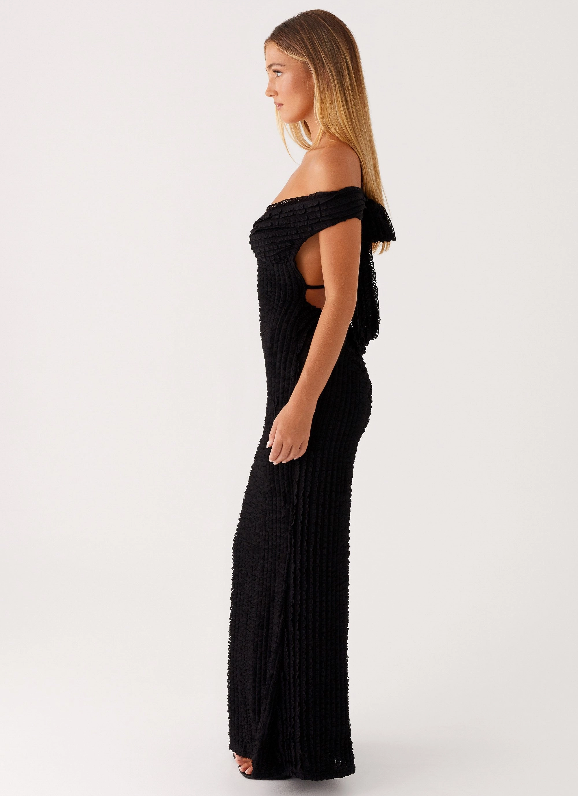 All Moments Warranty-Included Chantelle Maxi Dress - Black