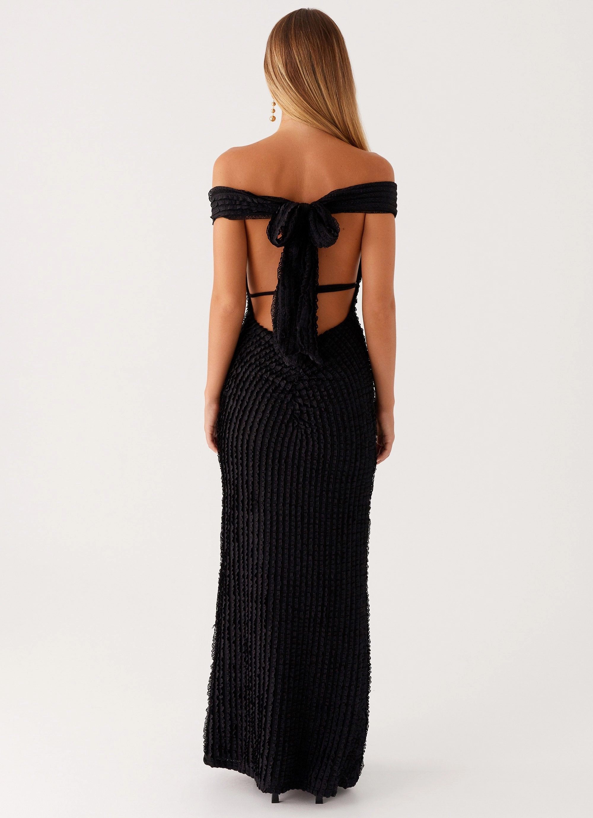 Chantelle Maxi Dress - Black Modern Comfort