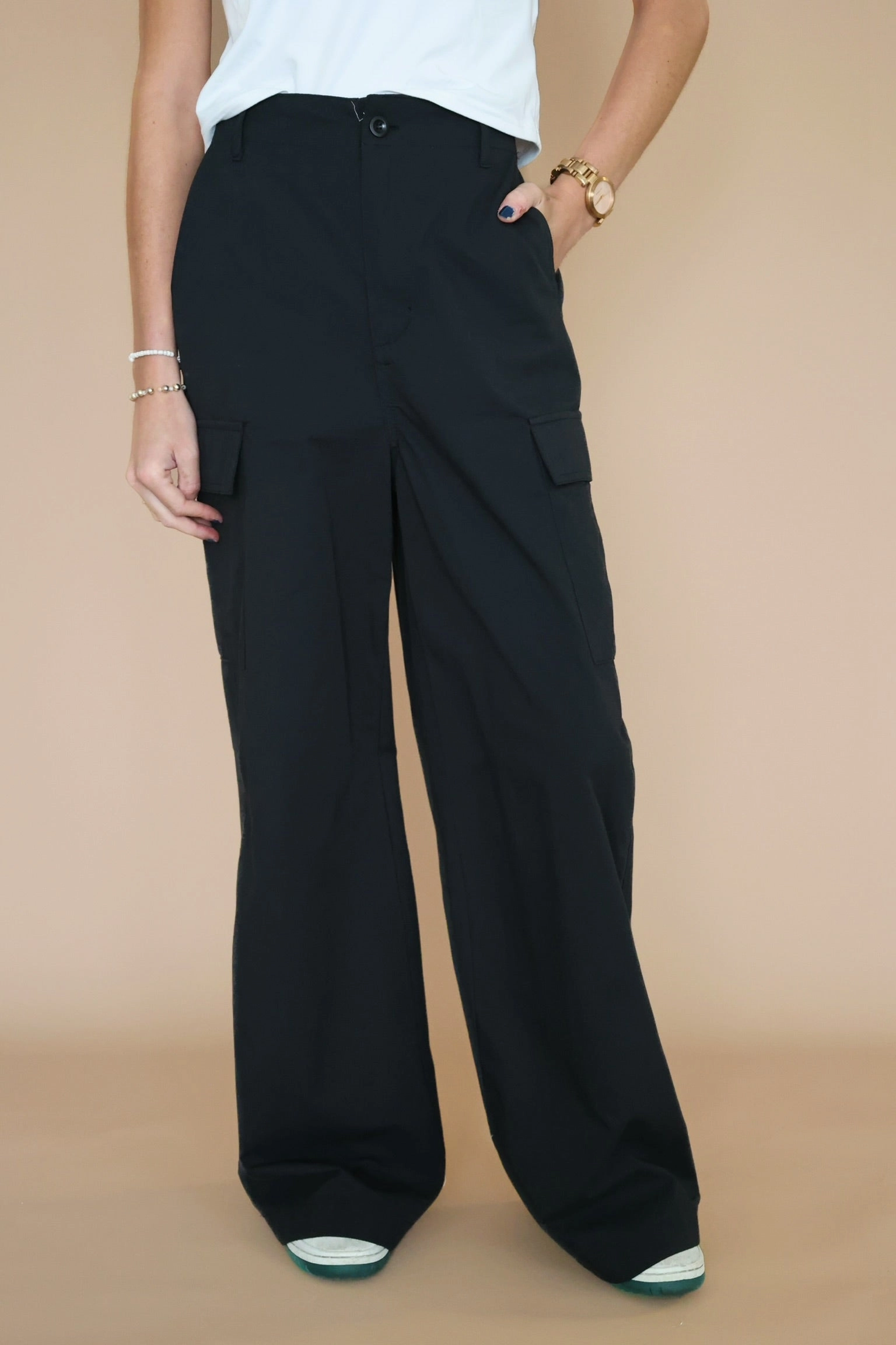 Modern Polo Minimalist Stitching Carson Cargo Pant