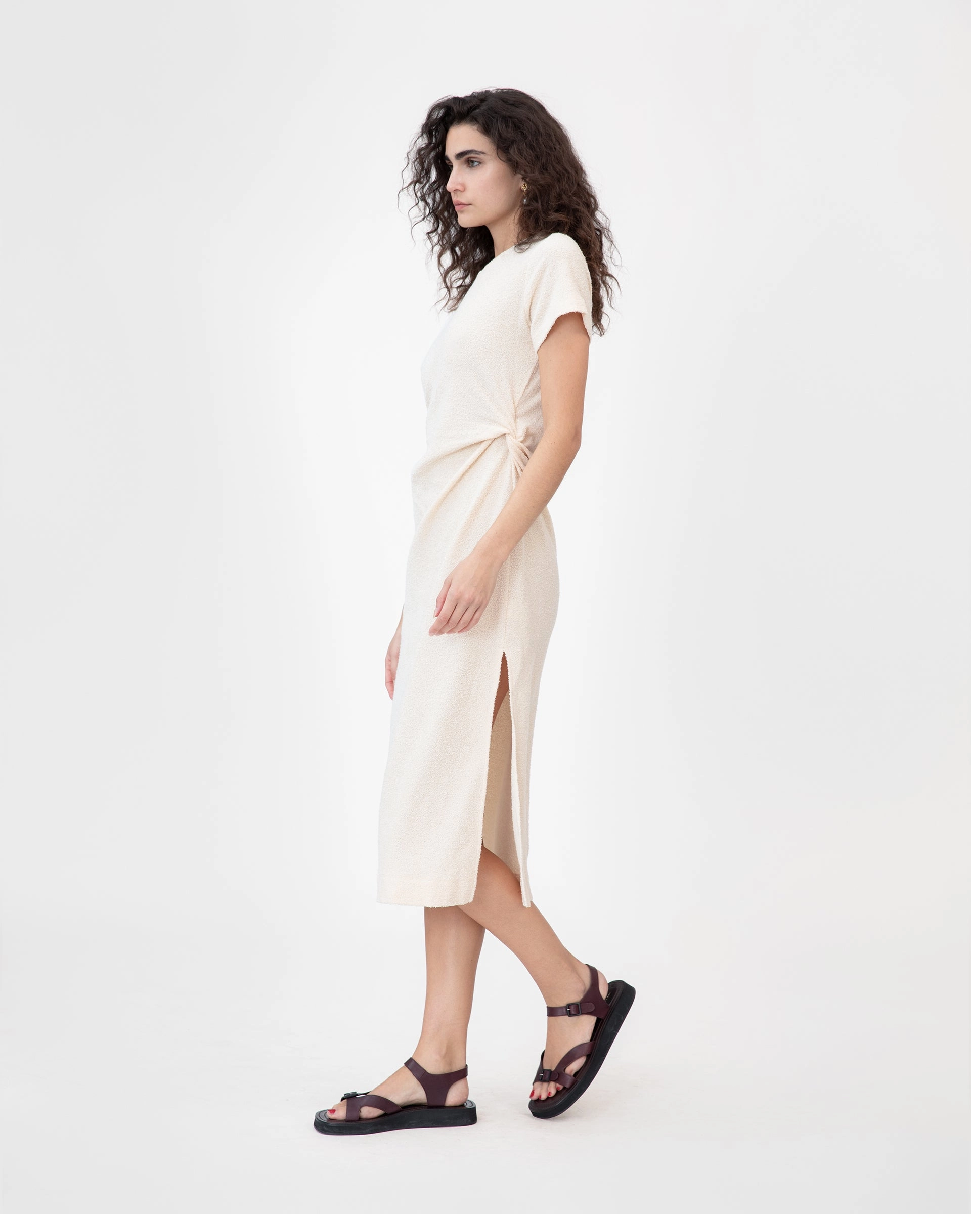 Molded Cups Short Sleeve Aurora Dress