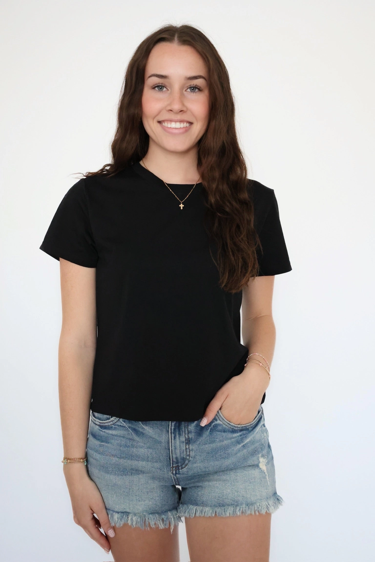 Shyama Crew Neck Tee Warm Layer