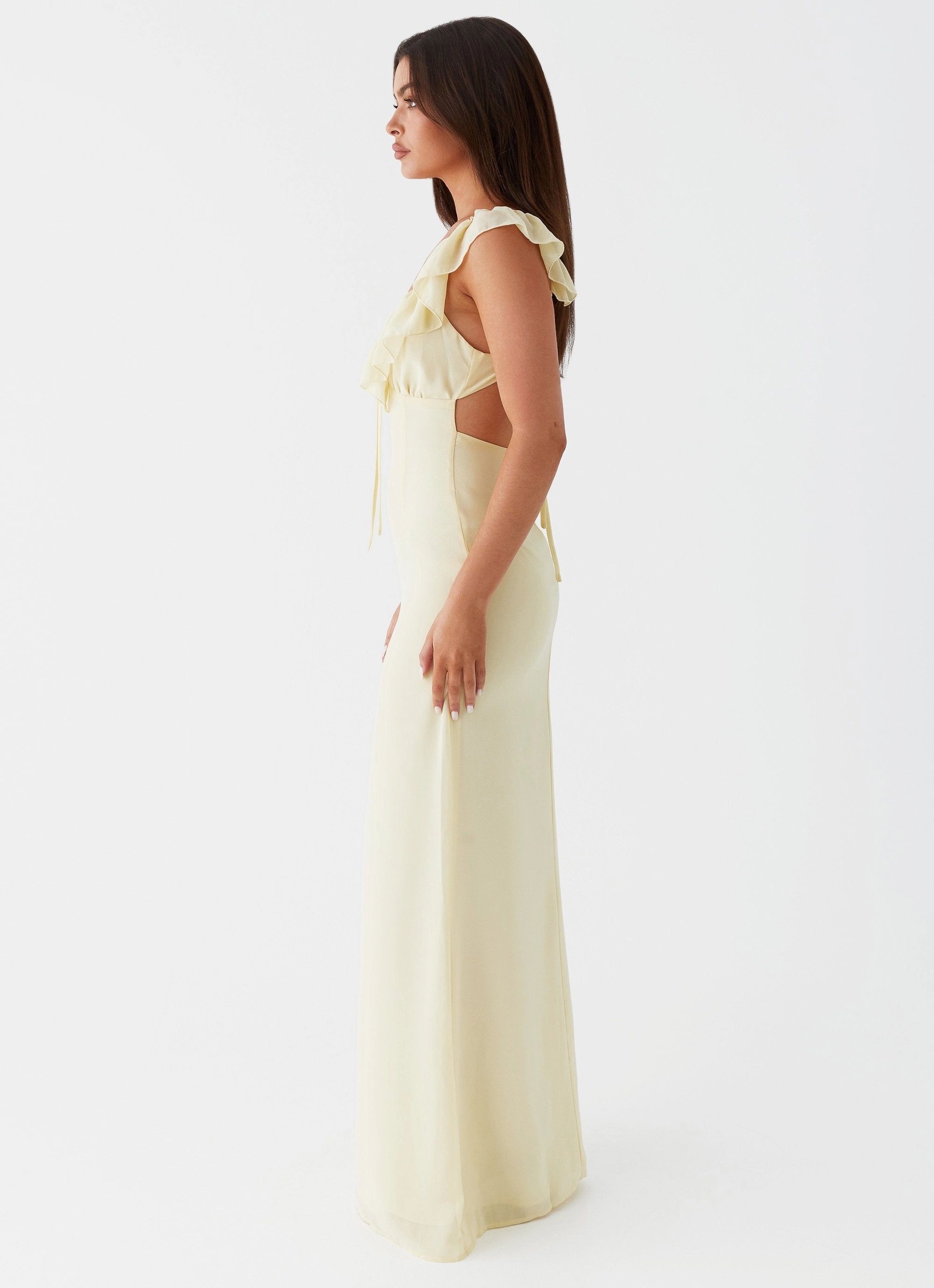 Silvie Maxi Dress - Yellow Feminine Look
