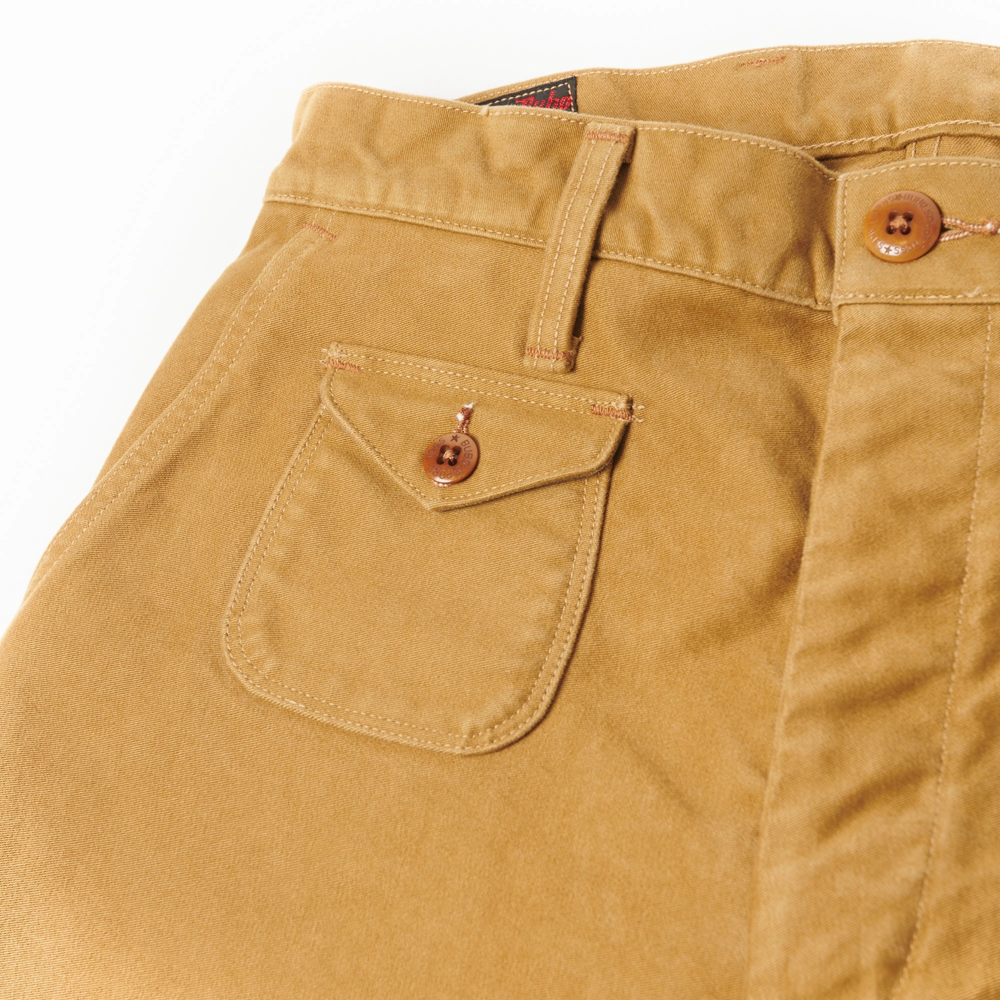 Freewheelers & Co Great Lakes 'Utica' Trouser - Camel HiddenPockets