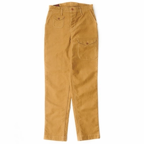 Freewheelers & Co Great Lakes 'Utica' Trouser - Camel Contrast Trim