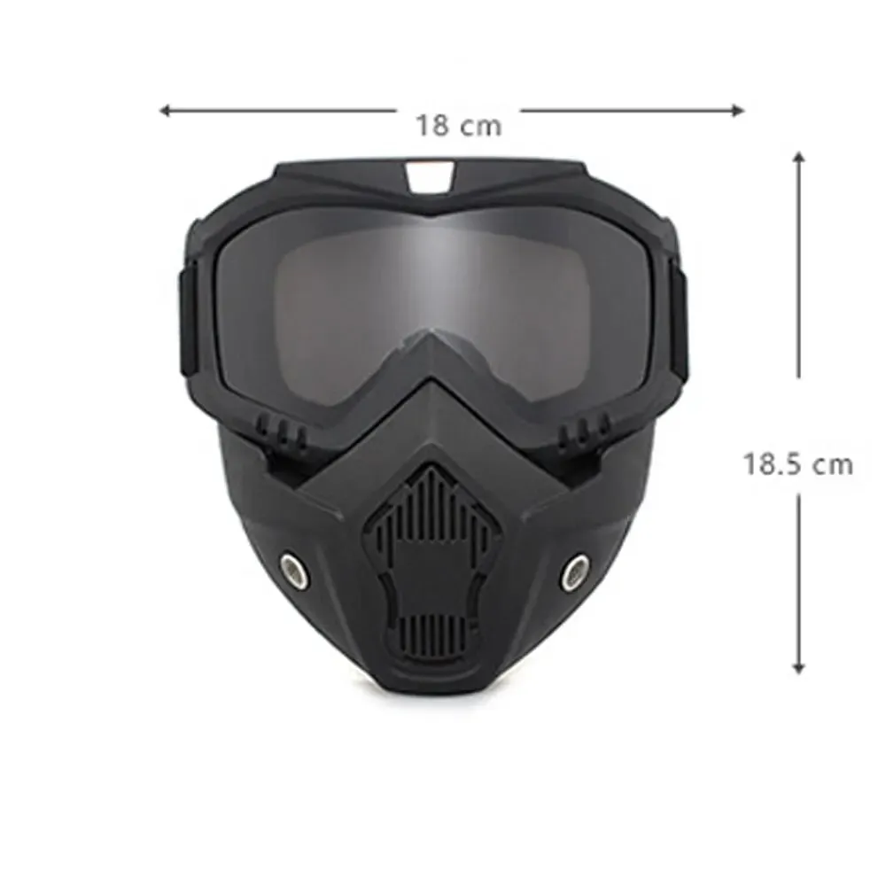 SKI GOGGLES with Face Mask