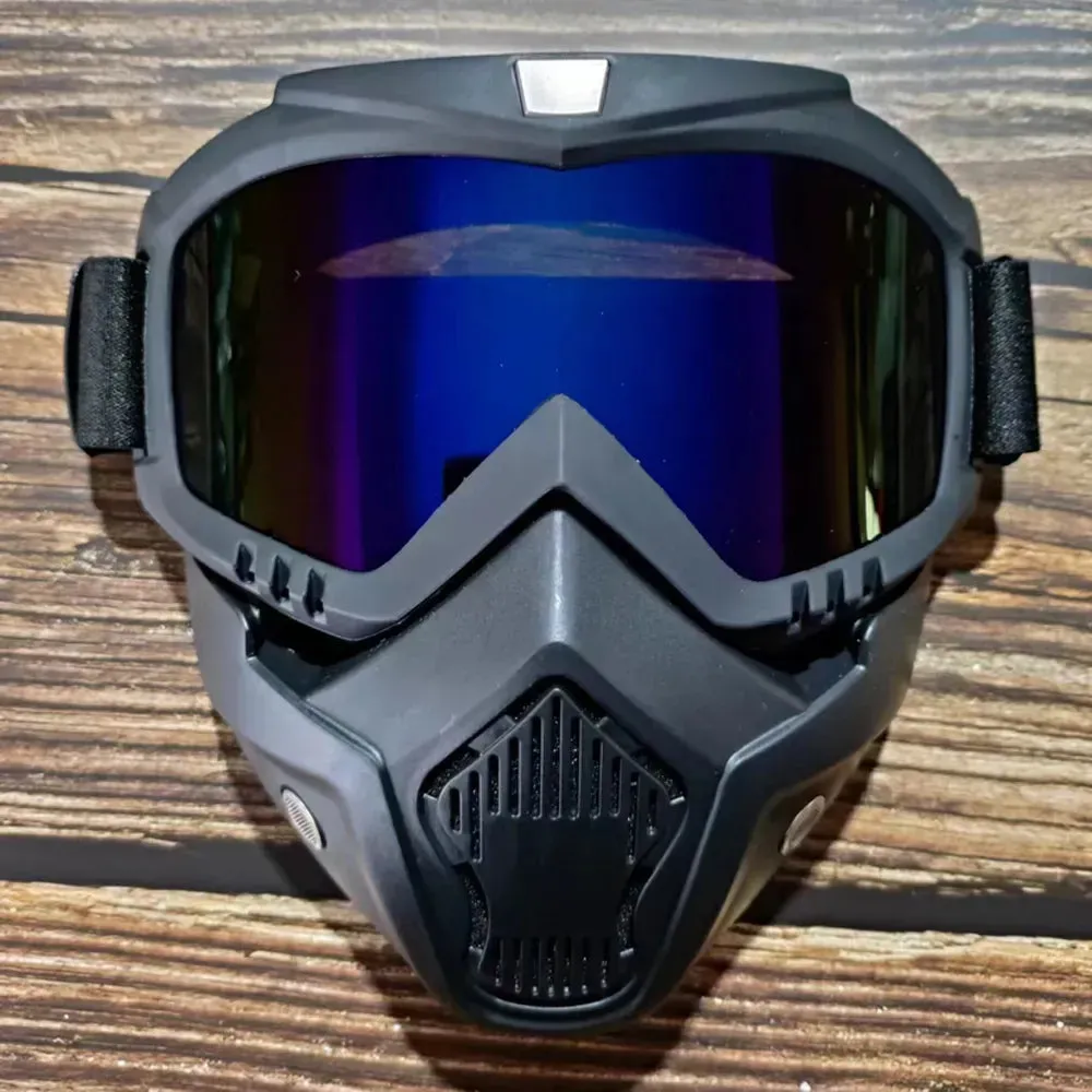SKI GOGGLES with Face Mask
