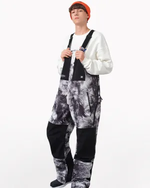 Ski Wear Snowboarding Color Block Unisex Ski Bibs