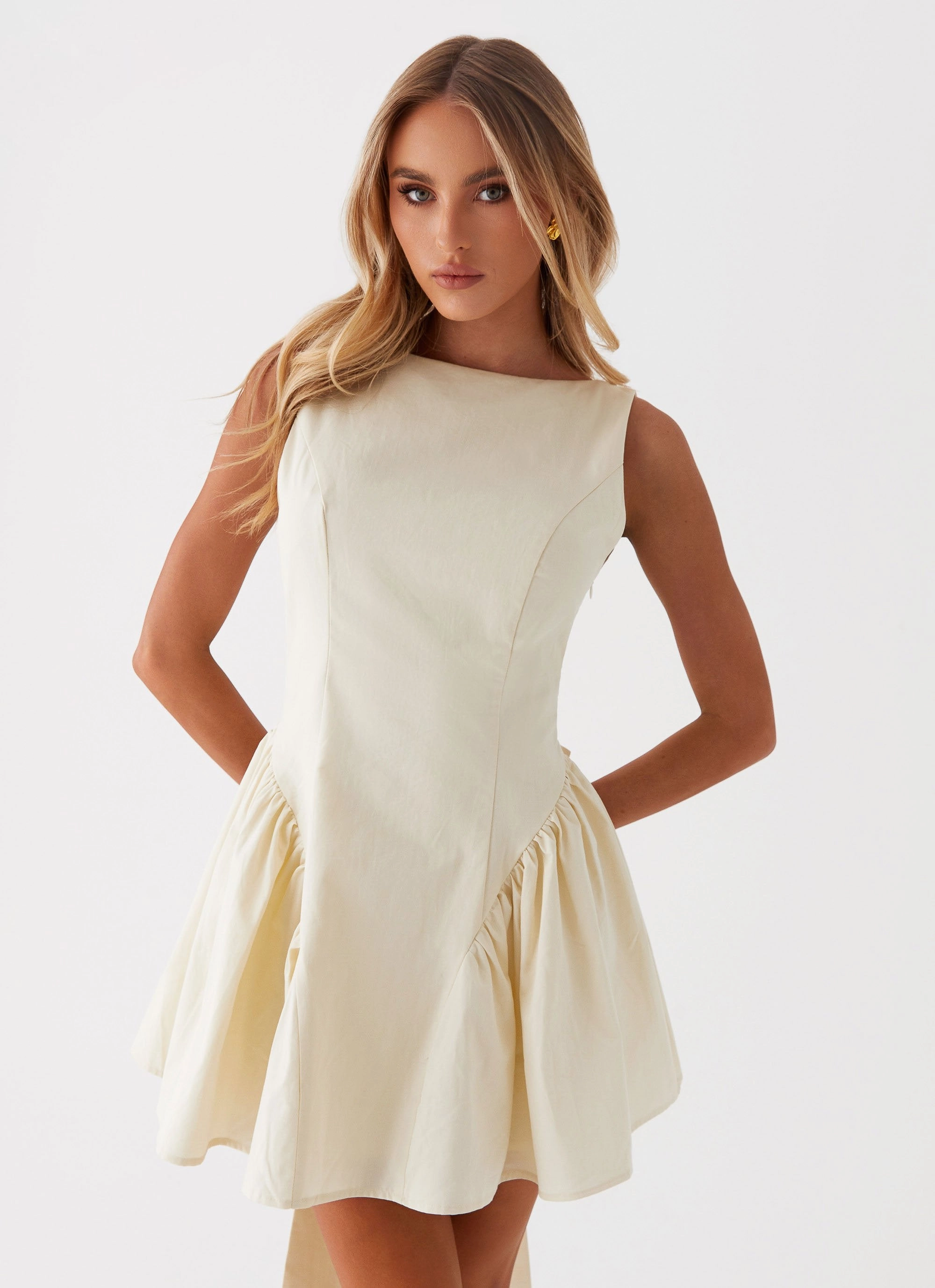 Invited Mini Dress - Ivory Guest Shine Smart and Chic