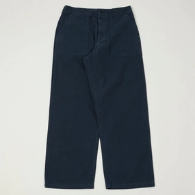 All Time Use orSlow Herringbone Twill Lightweight Fatigue Pants - Navy