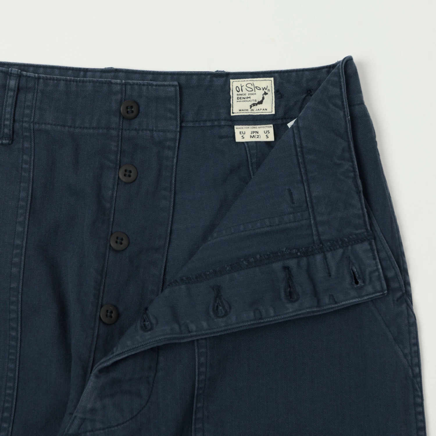 Comfy Ease Wear Resistant Fabric orSlow Herringbone Twill Lightweight Fatigue Pants - Navy