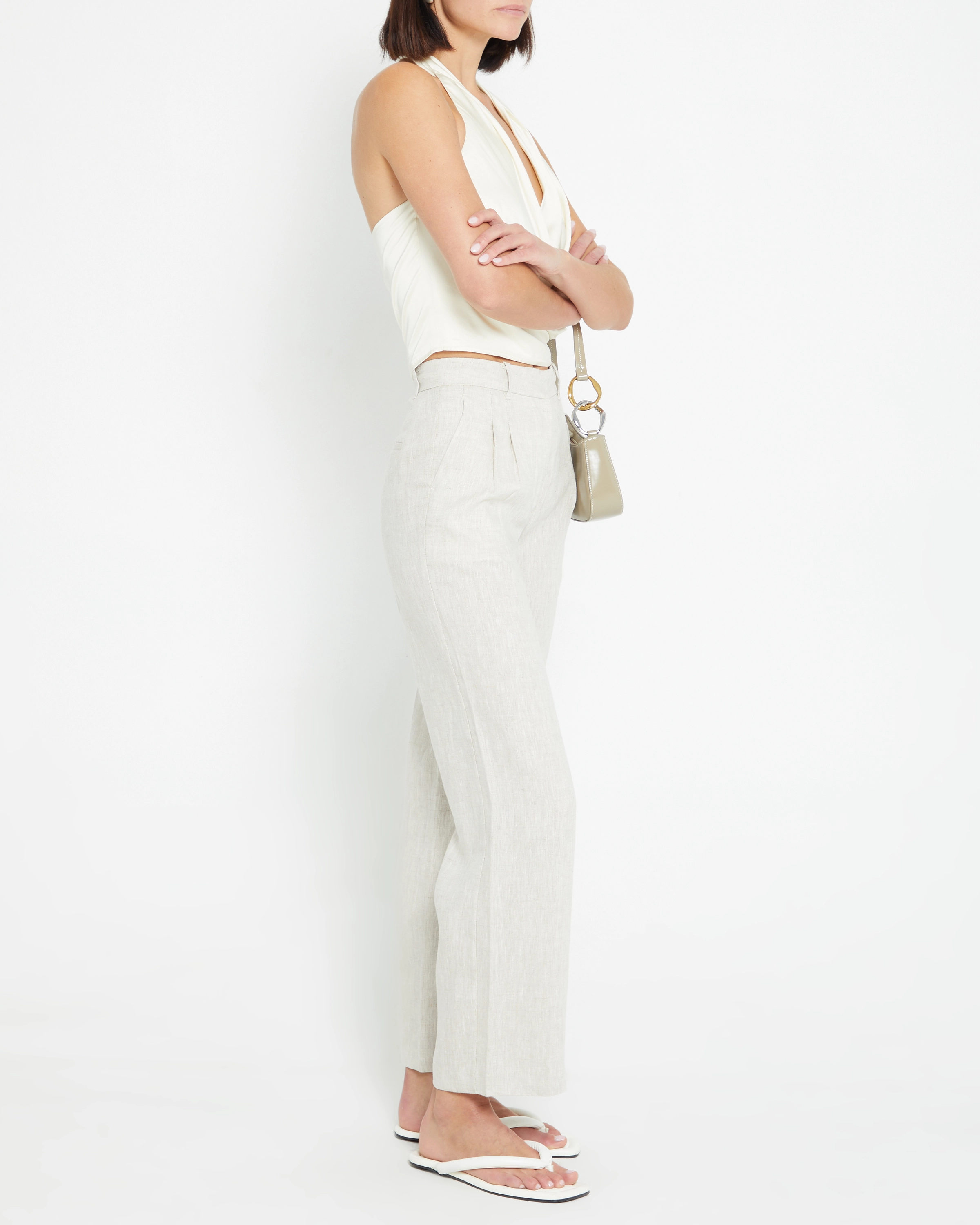 Everyday Organic Linen Pant Durable Twill tech fabric