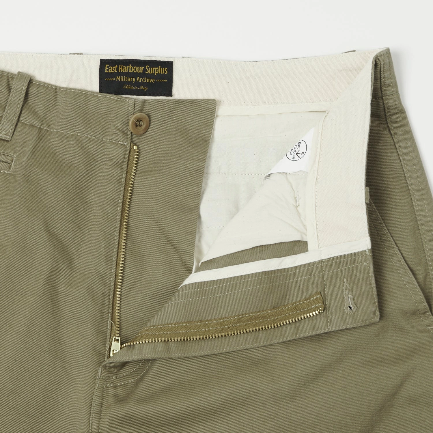 East Harbour Surplus 'Axel 121' Chino Trouser - Khaki Active Wear