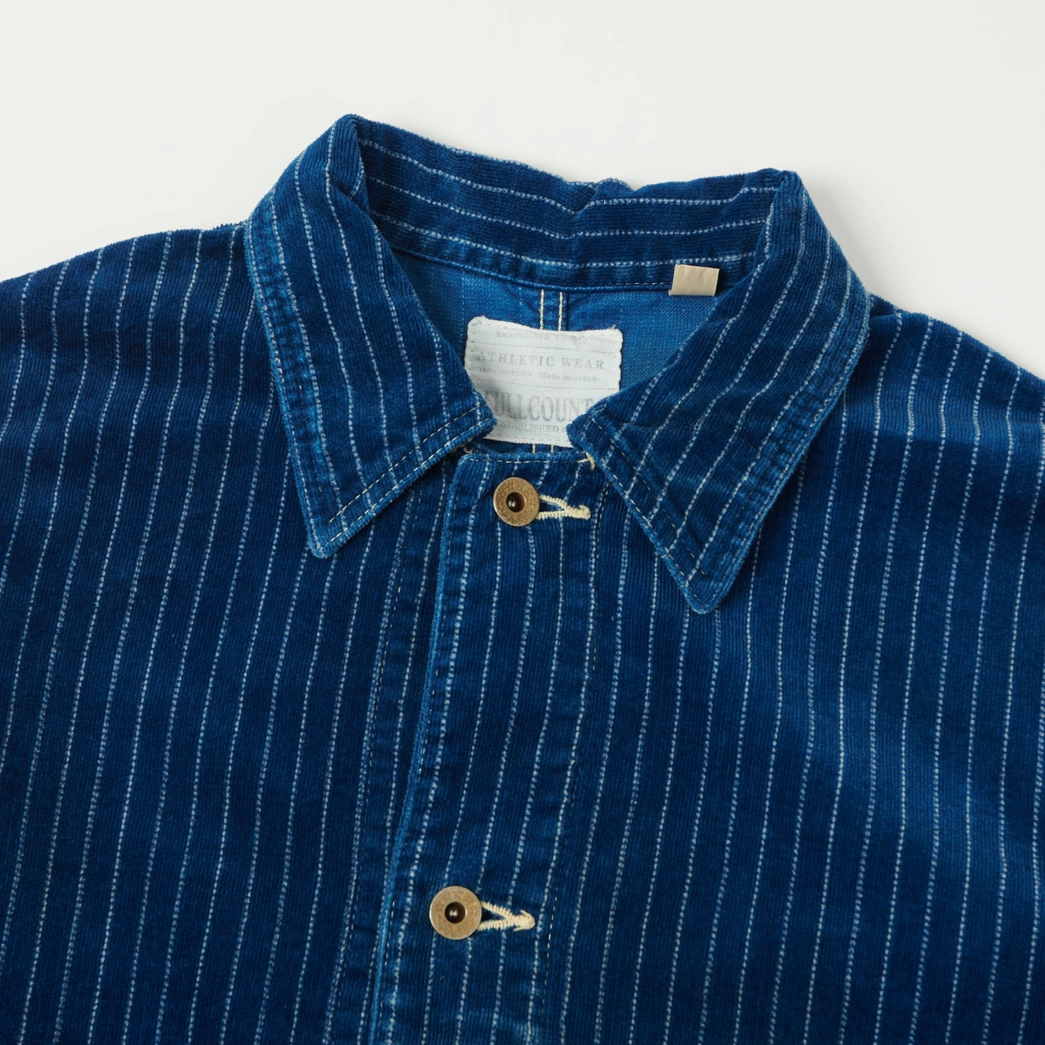 Full Count 2015 Wabash Corduroy Chore Jacket - Heavy Wash Stretch Material Go To Layer