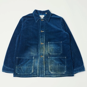 Full Count 2015 Wabash Corduroy Chore Jacket - Heavy Wash Elegant Styling Functional Piece