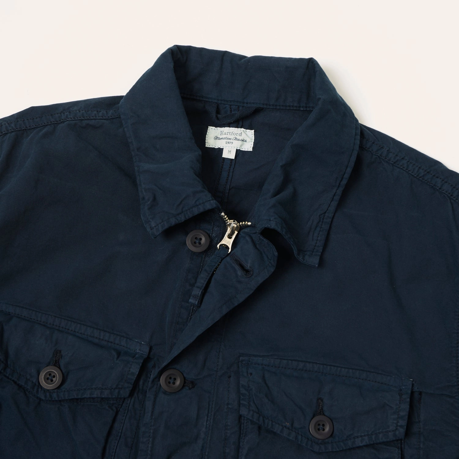 Warm Layer Option Hartford 'Jonah' Military Worker Jacket - Blue