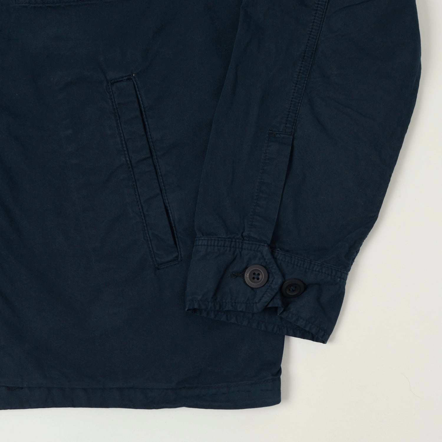 Hartford 'Jonah' Military Worker Jacket - Blue anti slip grip