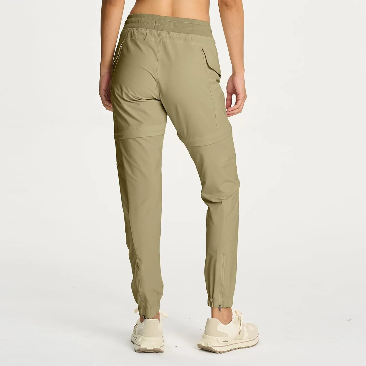 smawell Women's Hiking Pants Convertible Lightweight Zip-Off Outdoor Pants Quick Dry Joggers with Pocket