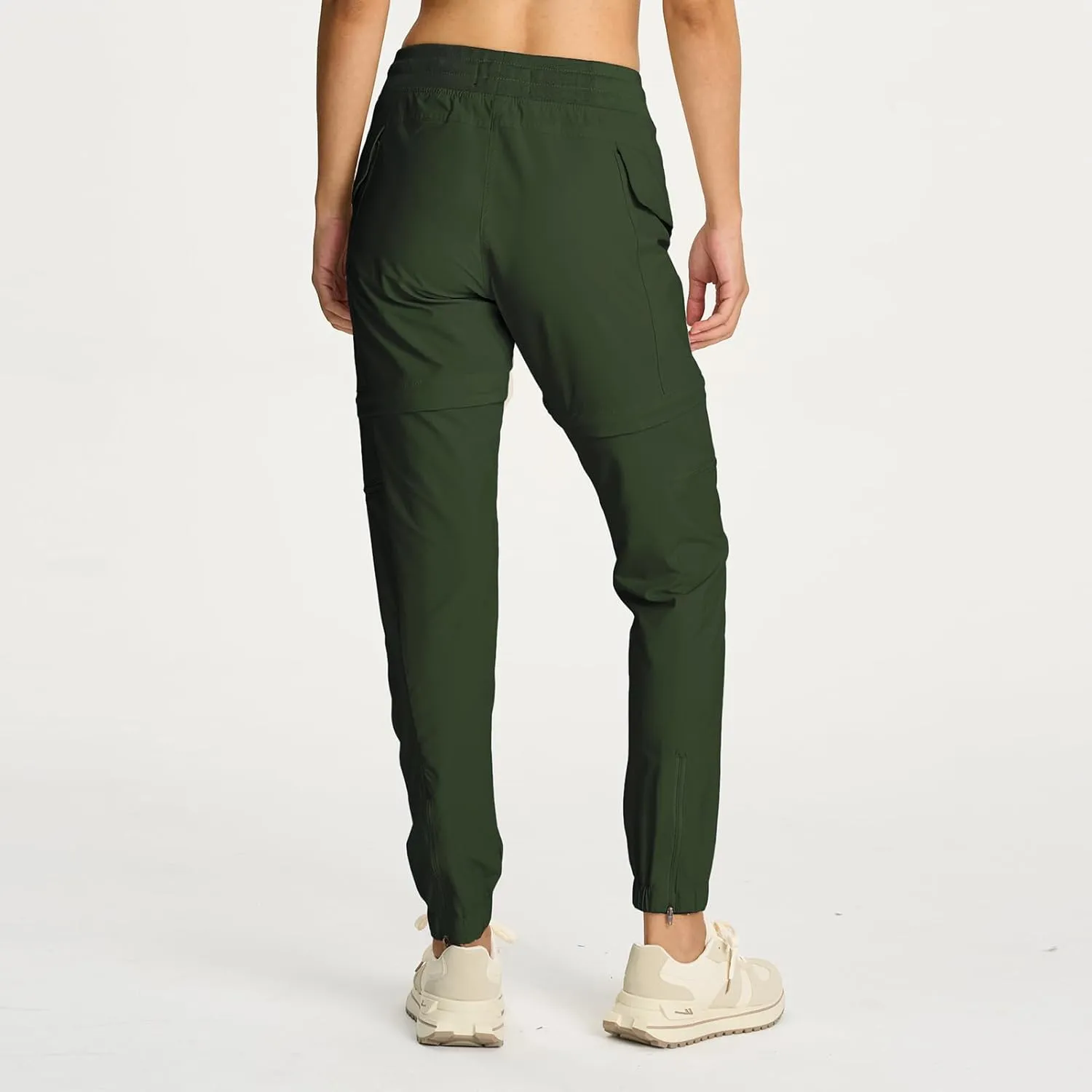 smawell Women's Hiking Pants Convertible Lightweight Zip-Off Outdoor Pants Quick Dry Joggers with Pocket