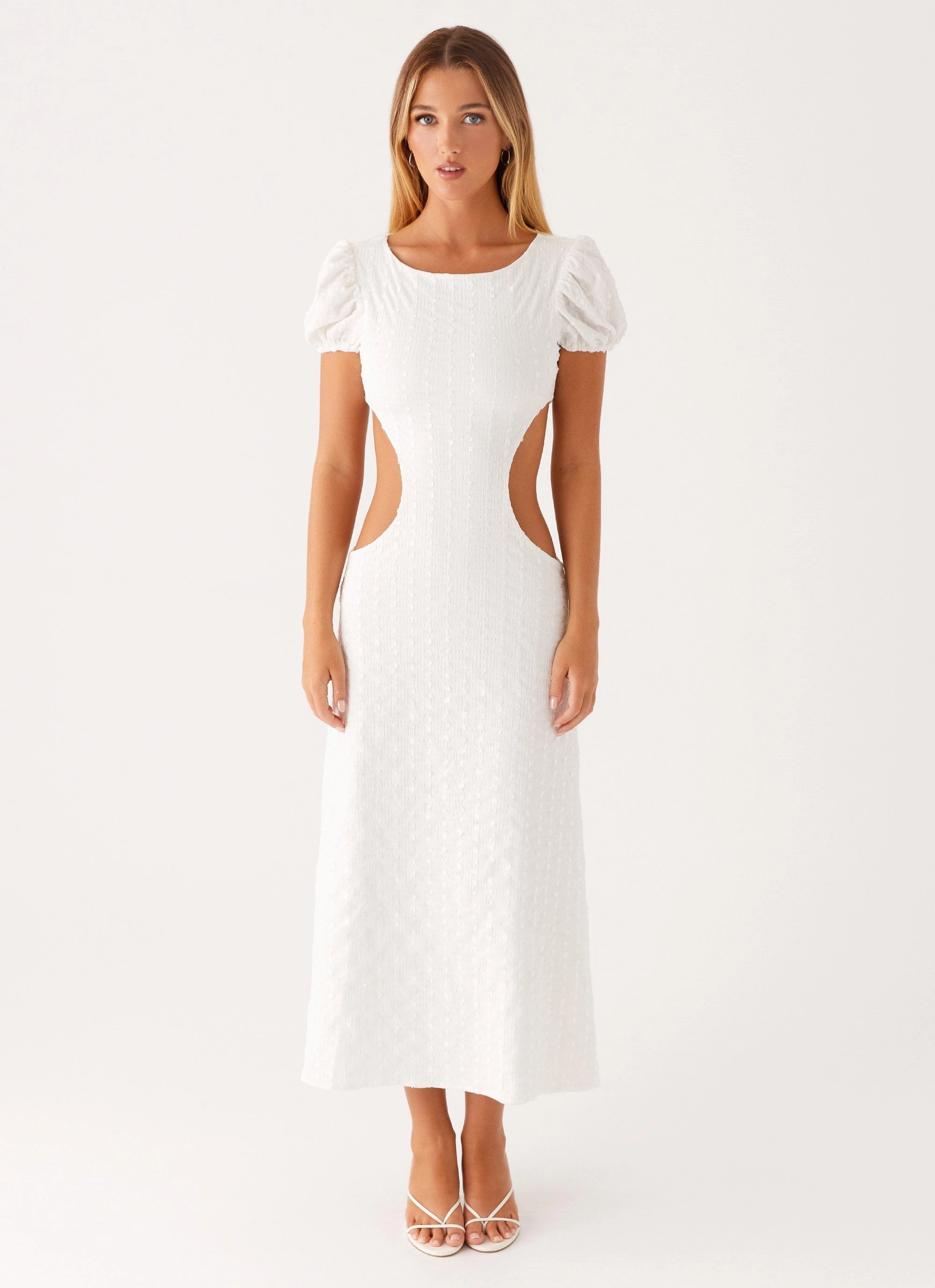 Day Love Breathable wear Myley Midi Dress - White