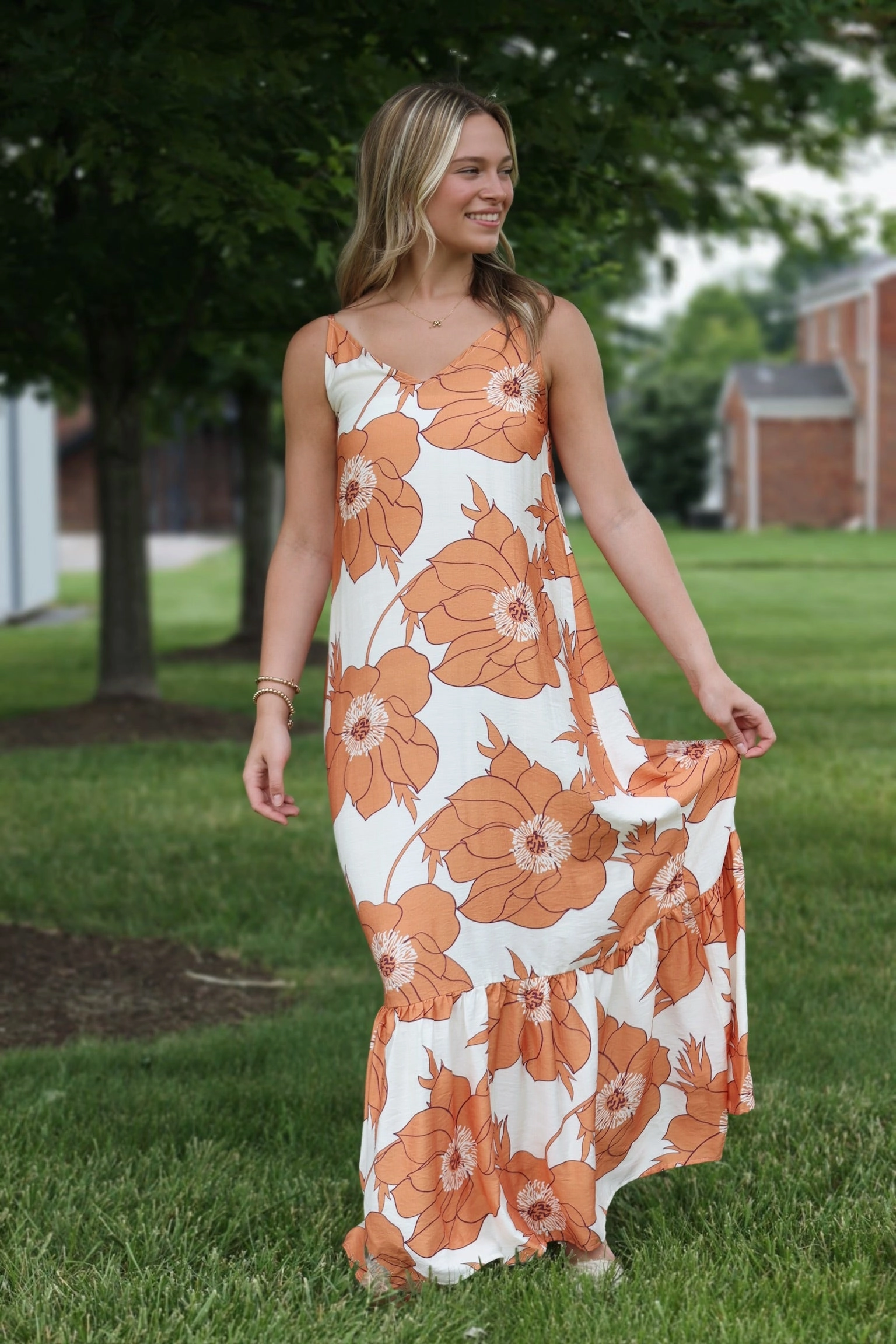 Arden Maxi Dress (Final Sale) Odor Resistant Coating