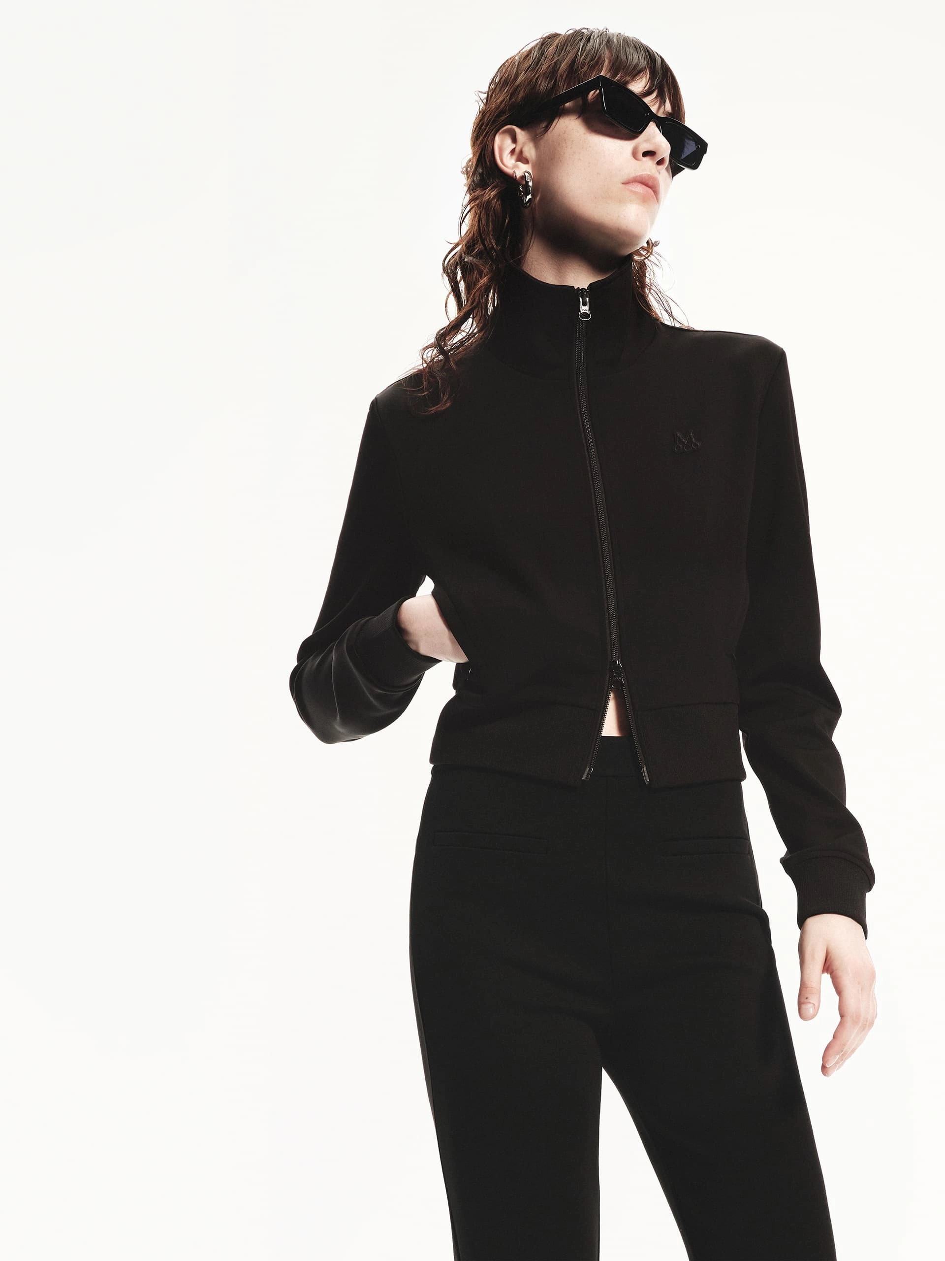 Zip Closure Fitted Jacket Modular Attachments