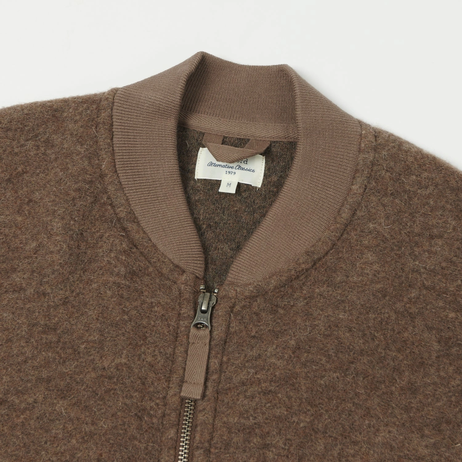 Noise Reducing Hardware Hooded style Hartford Knitted Wool Vest - Nut