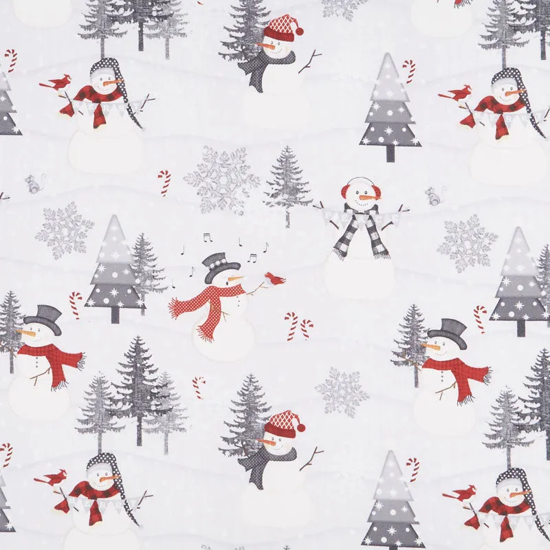 Snowy Wishes - Scenic Gray Yardage