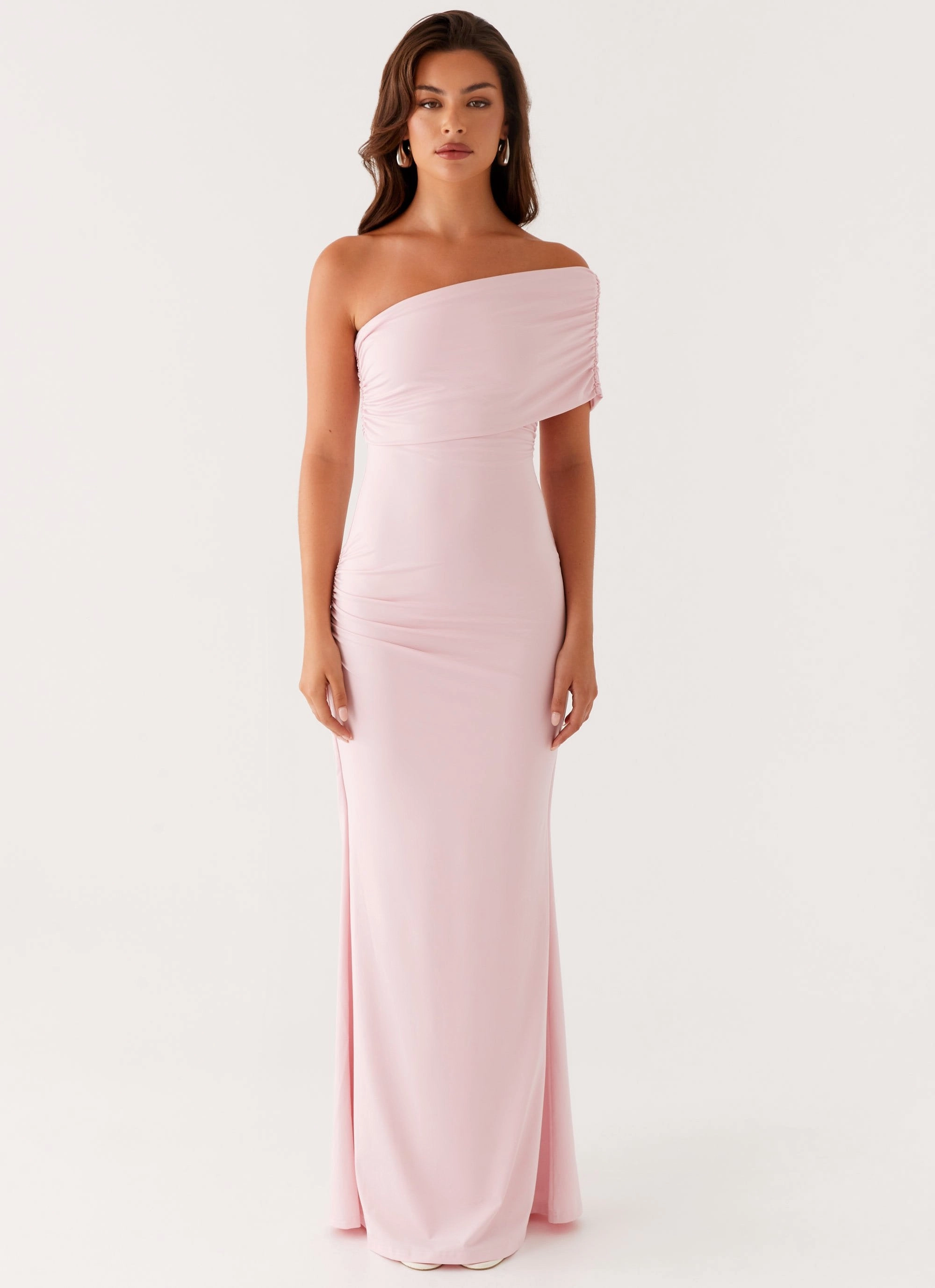 Easy Draping Socialite Maxi Dress - Pink