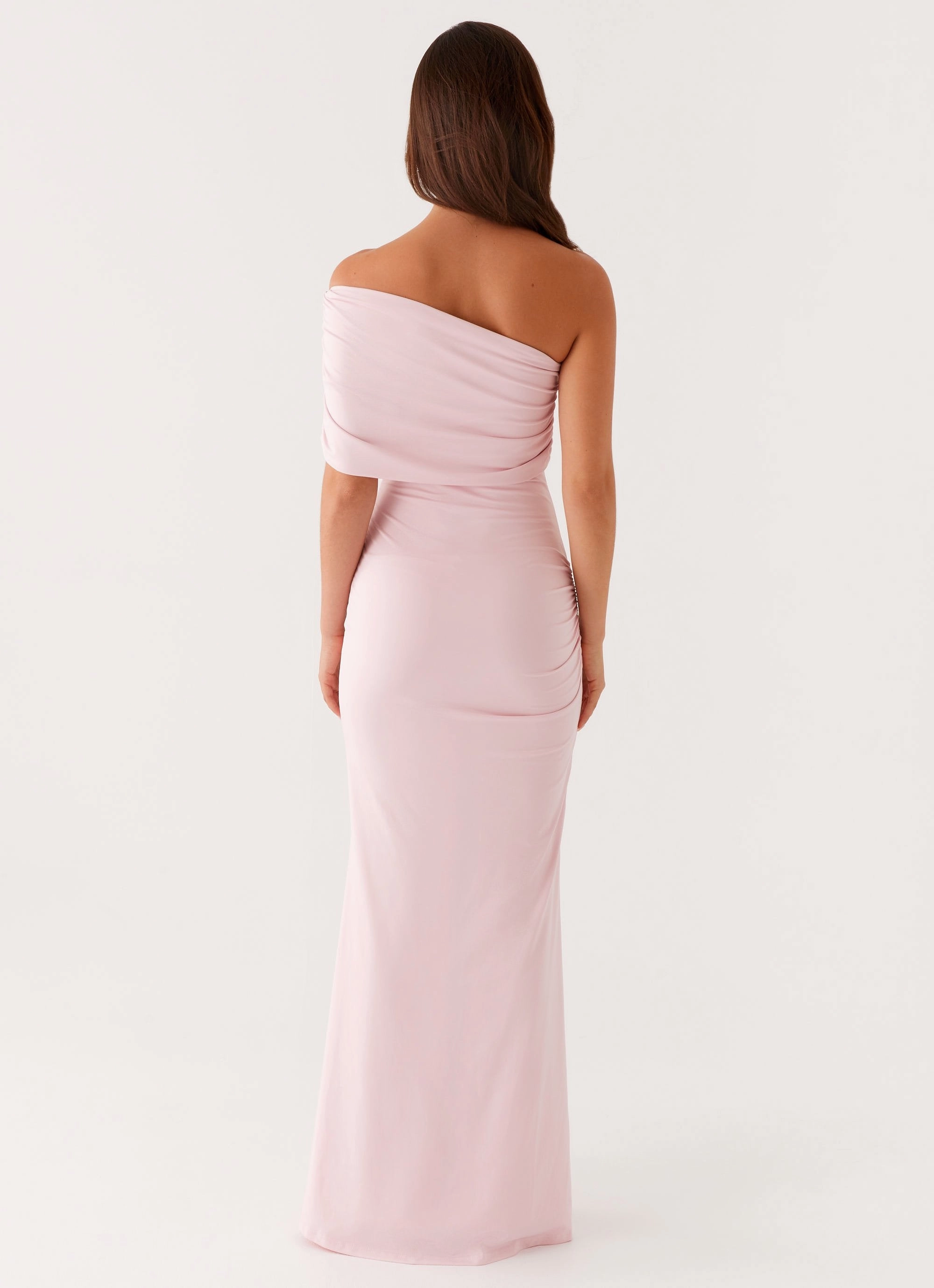 Stylish Silhouette Photo Bright Socialite Maxi Dress - Pink