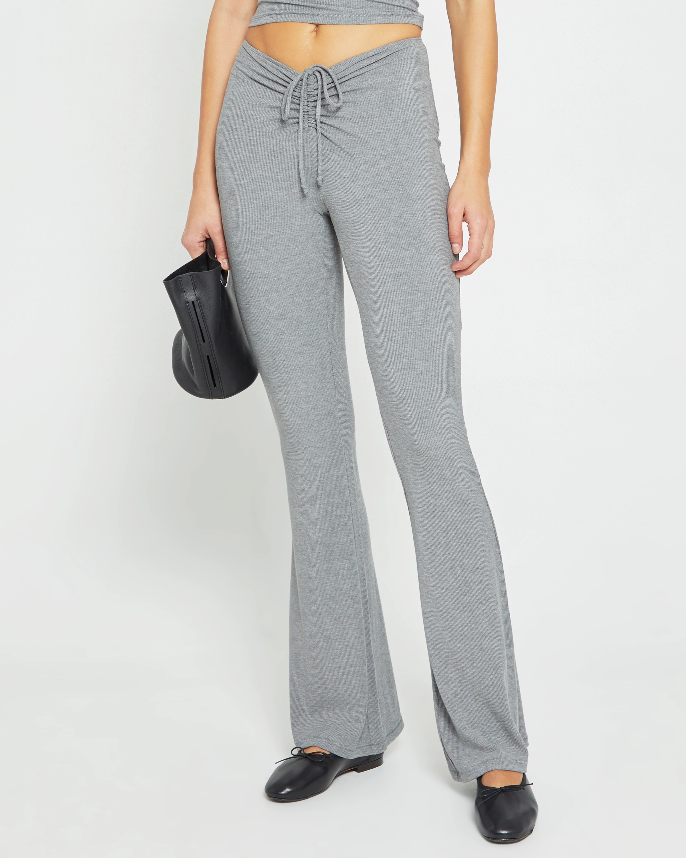 Soft Lounge Ruched Pant Slim Comfort
