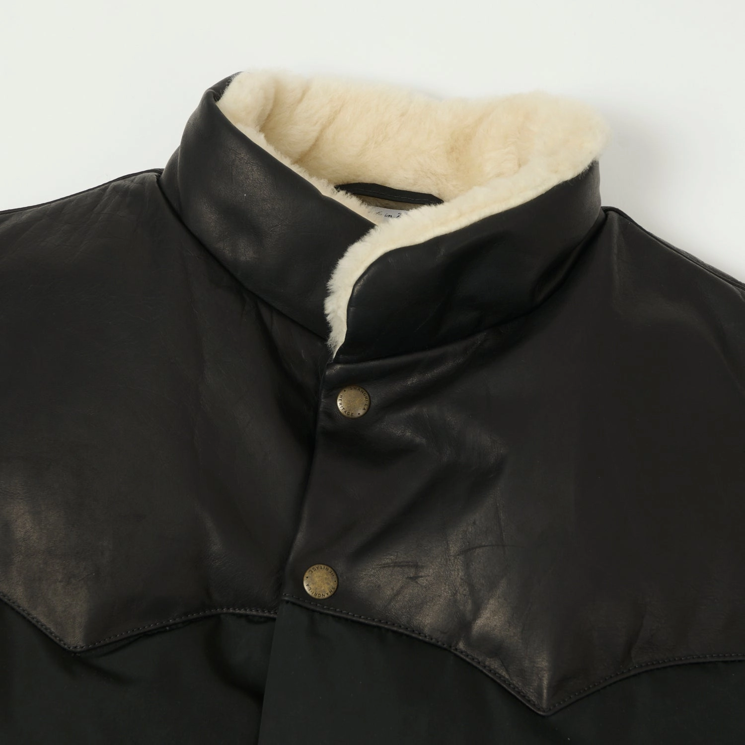 Snap Closures Shangri-La Heritage 'Bivacco' Western Down Vest - Black