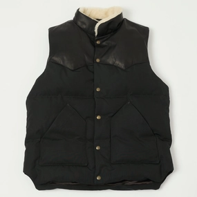 Weatherproof Barrier Midweight Layer Shangri-La Heritage 'Bivacco' Western Down Vest - Black