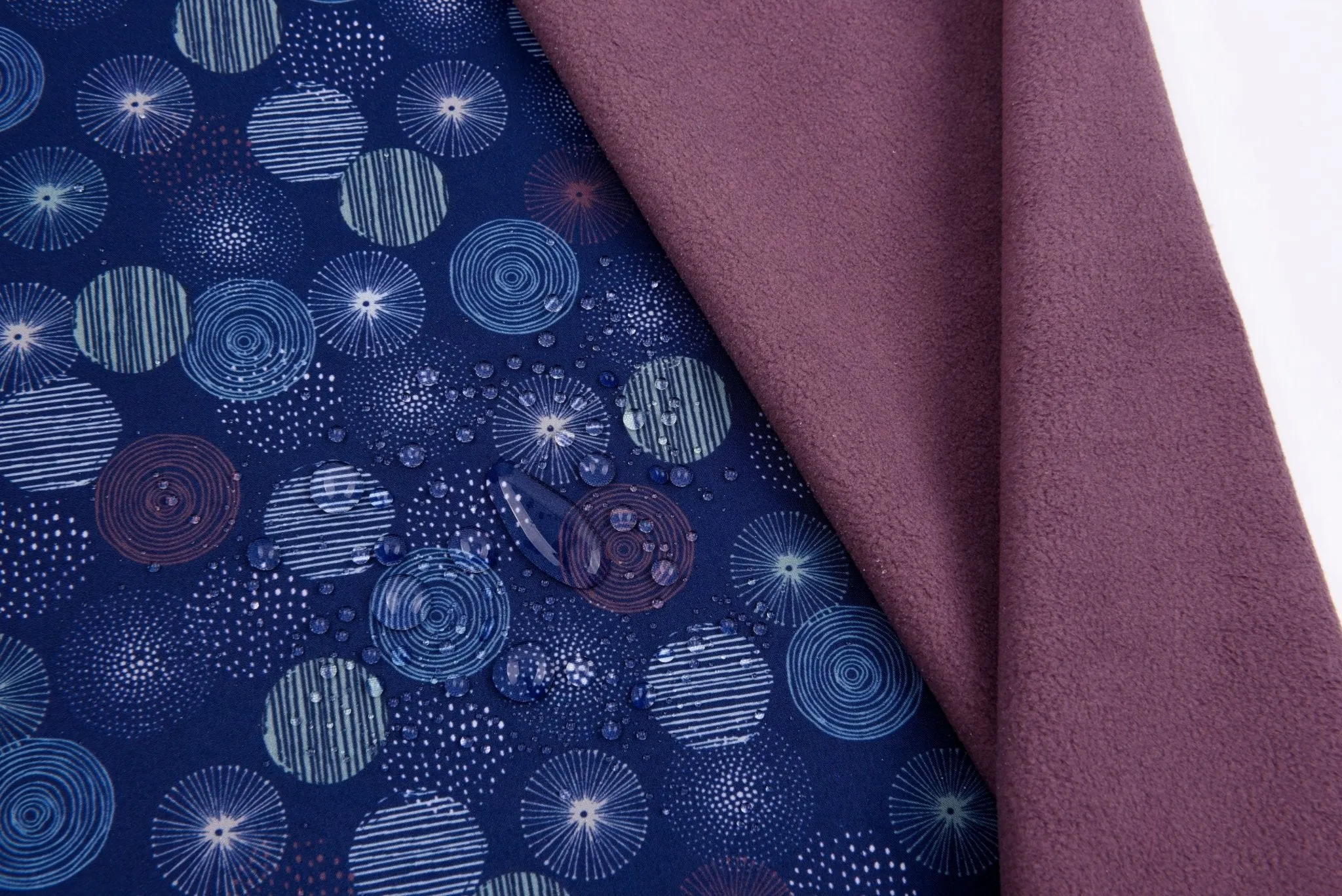 Softshell Fabric Fireworks Water Repellent Resistant