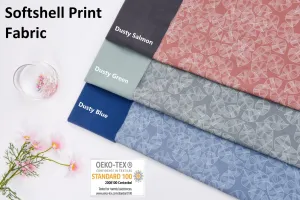 Softshell Fabric Leaves Waterproof Water Repellent Resistant