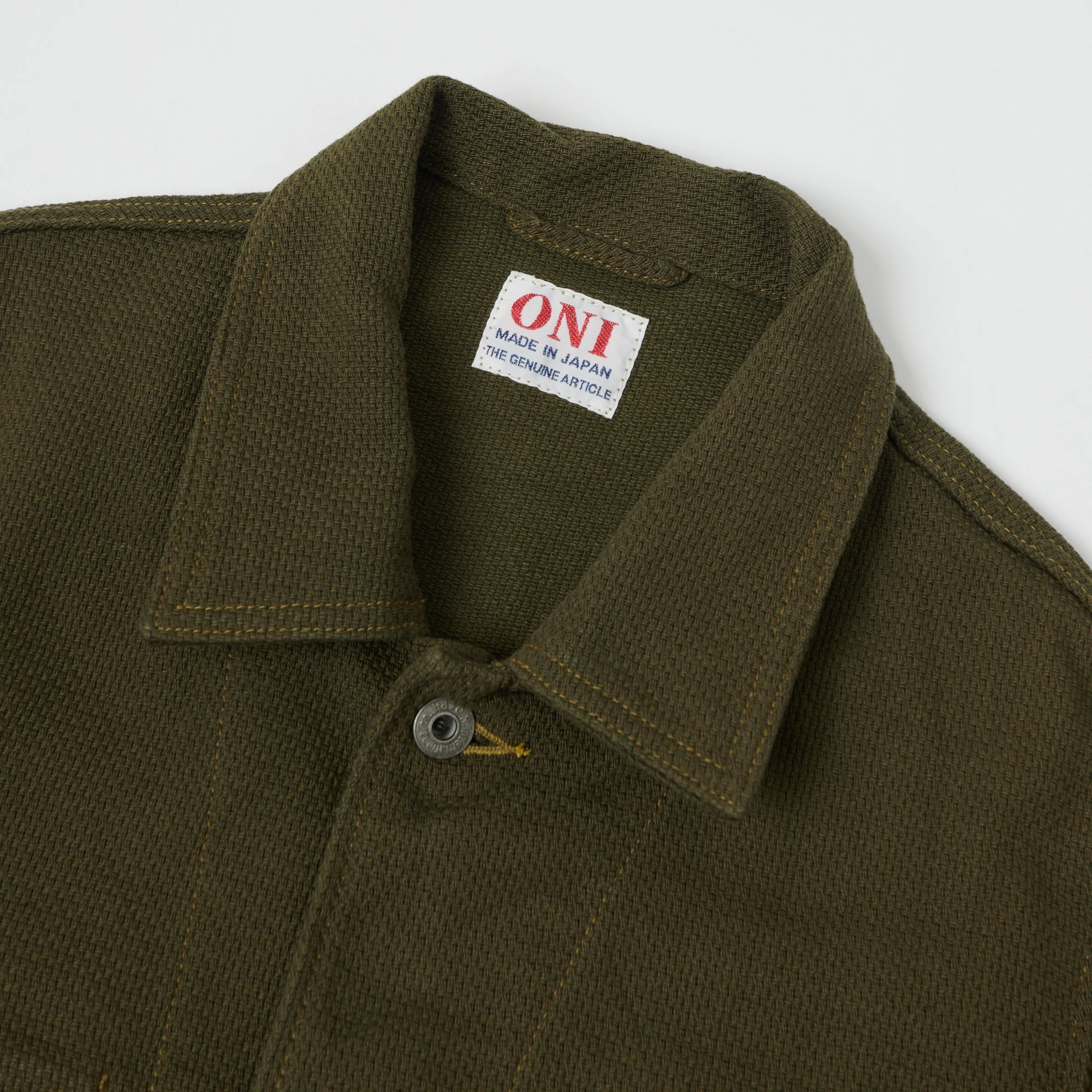 AdjustableHood Tailored Silhouette ONI Denim 03100HOX-OLV Work Jacket - Olive