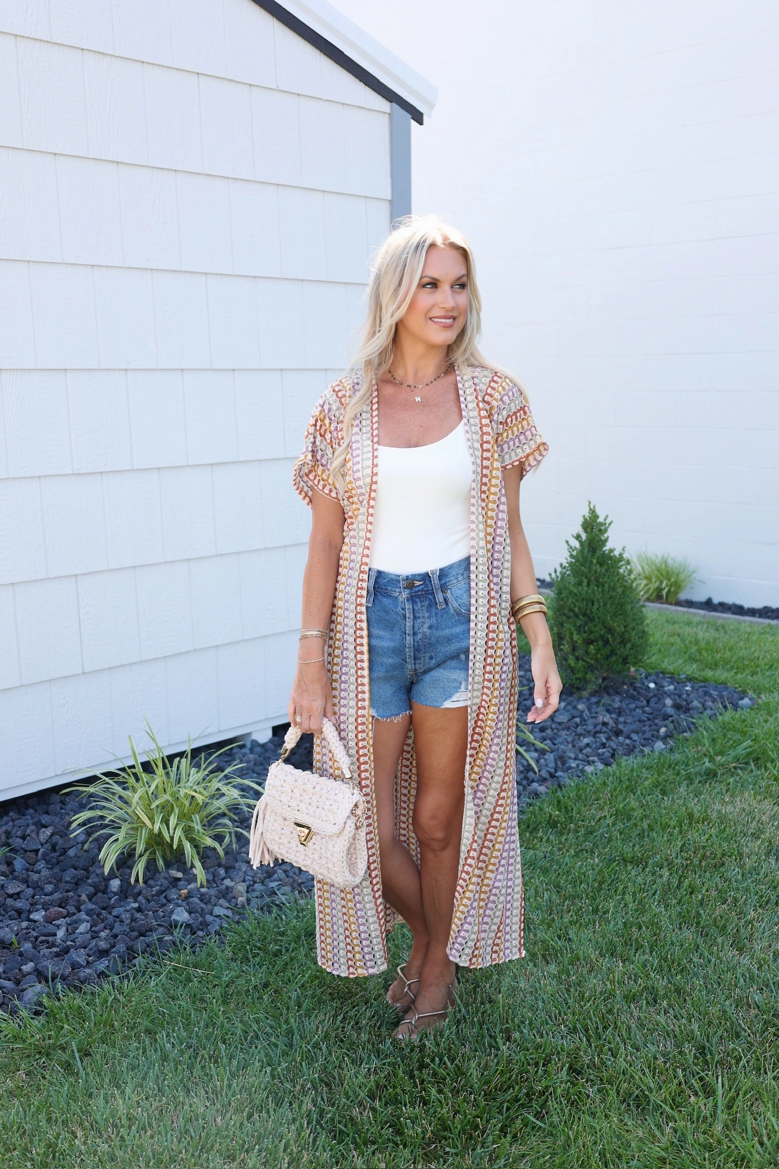 Gilded Sky Kimono Relaxed Silhouette