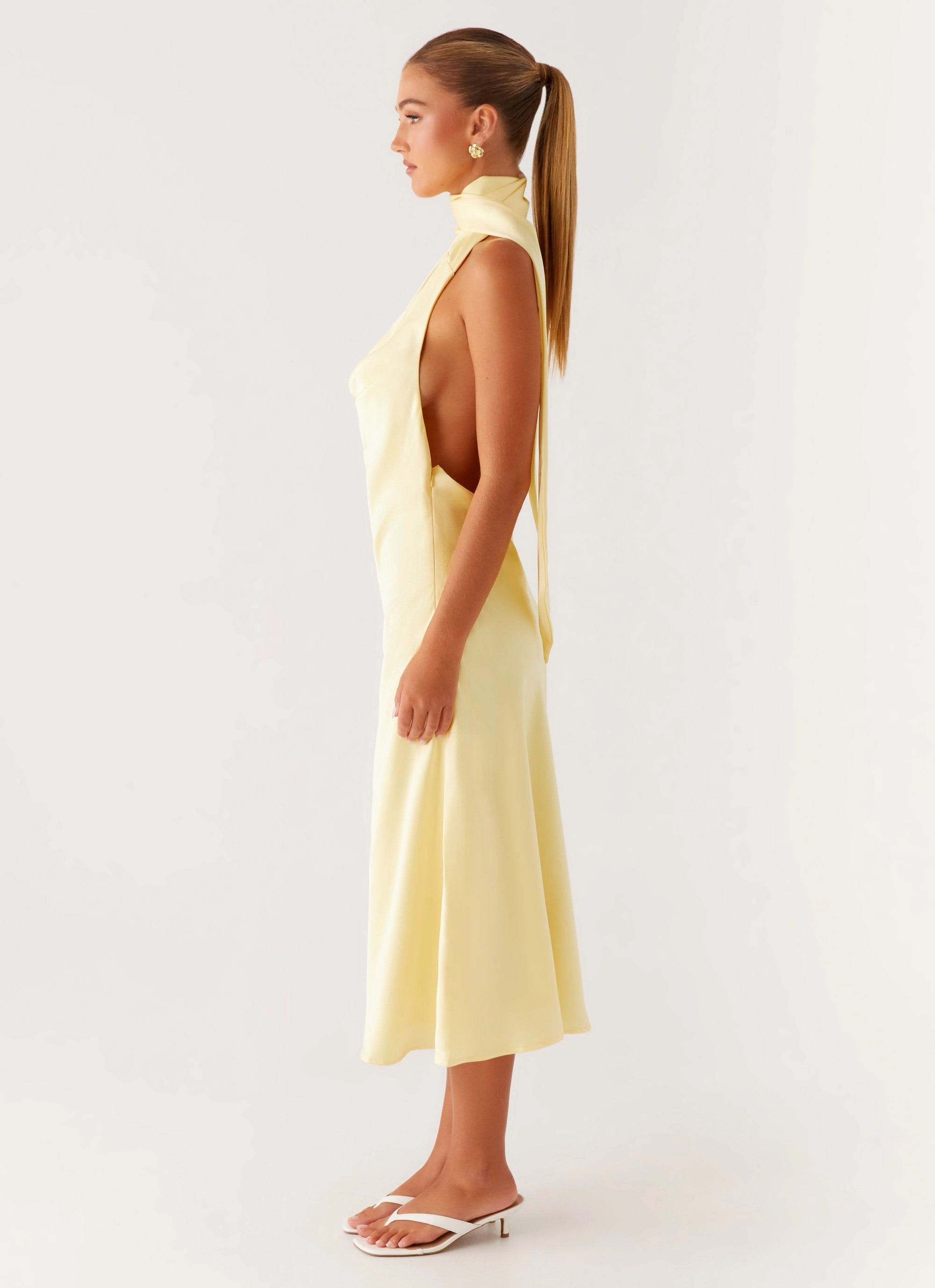 Sonny Midi Dress - Yellow Sage Glow Daily Option