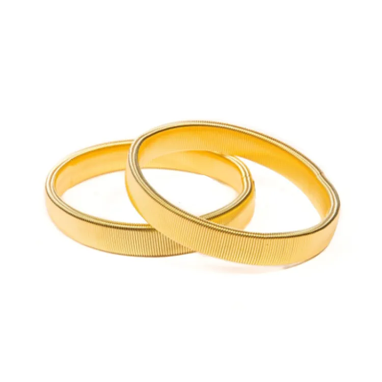 Sophisticated Silver, Gold, and Gunmetal Armbands Boxed