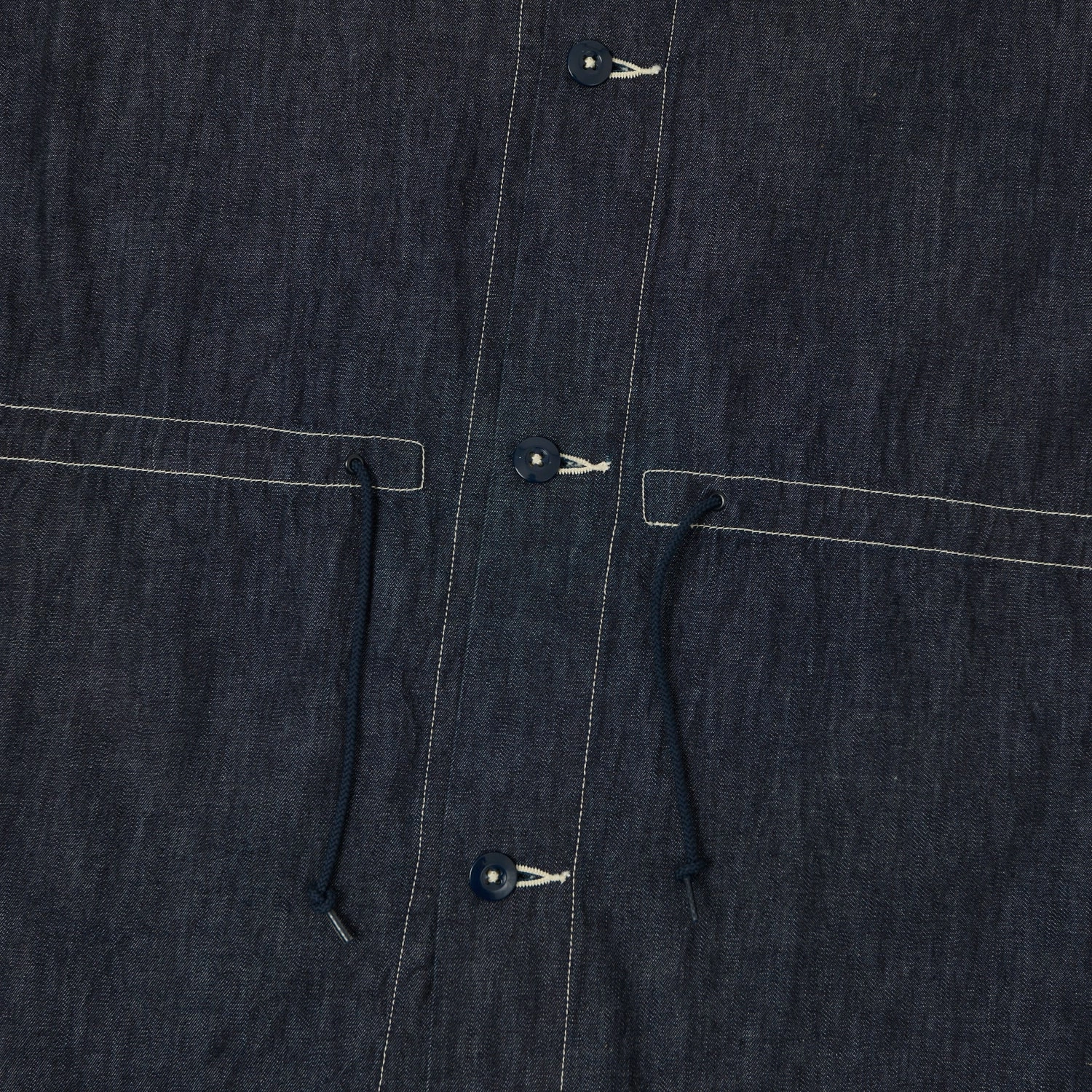 Compression Fit TearResistantFabric Spellbound 'Gas Protective' 6oz Denim Coat - One Wash